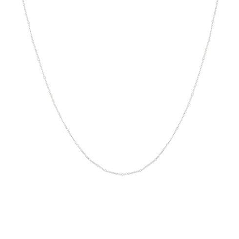 DOTTED NECKLACE SILVER